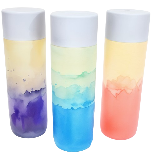 Layered Color Mixing bottles