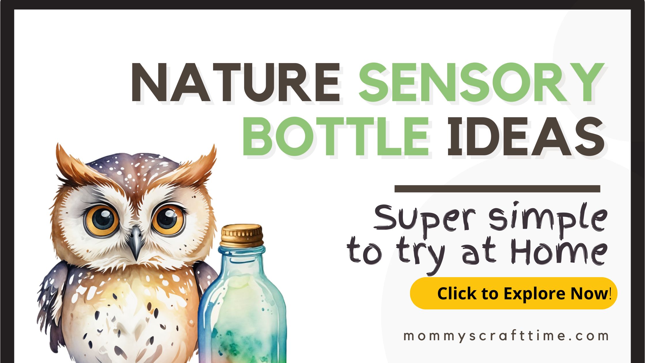 Nature Sensory Bottle Ideas Header