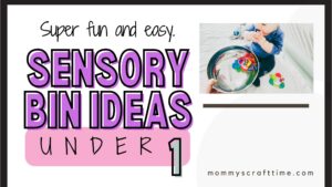 Sensory Bin Ideas for 1 year olds 🎨👶