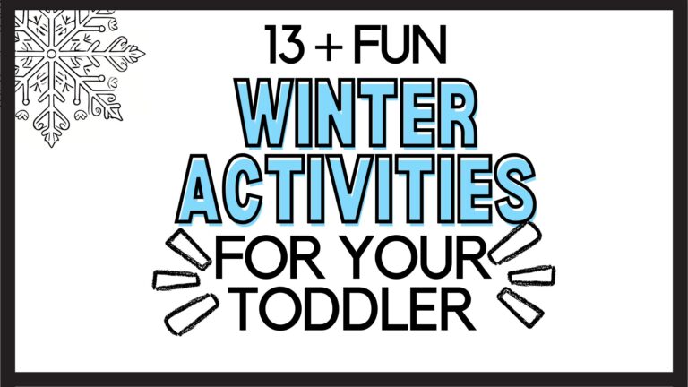 winter toddler activities header