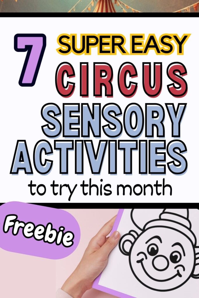 Circus Sensory Activities (1) Pin