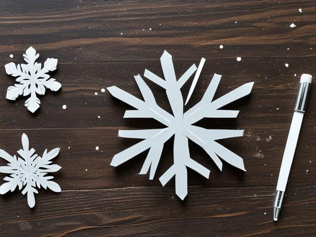 Winter Toddler Craft Snowflake