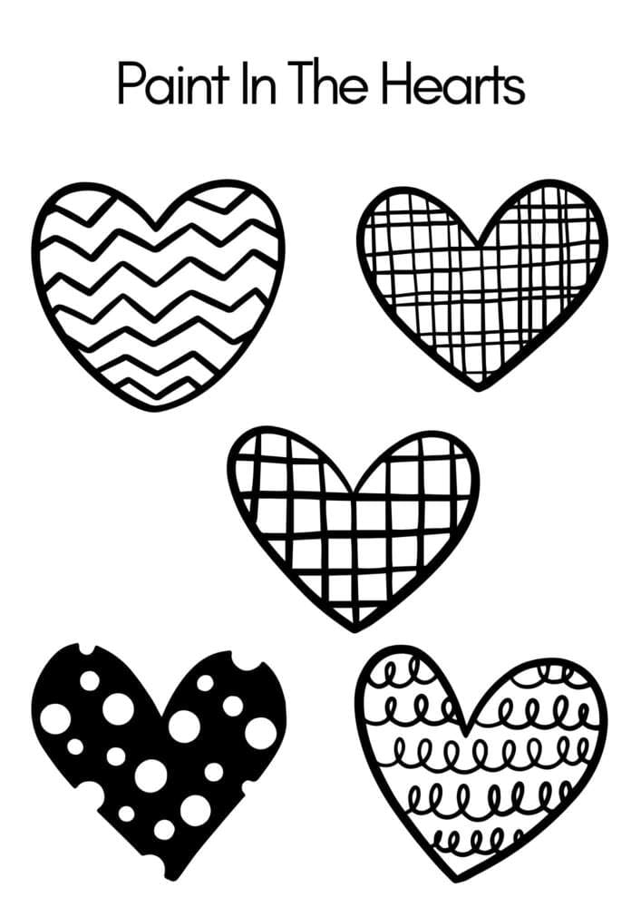 Free Printable Heart Worksheet