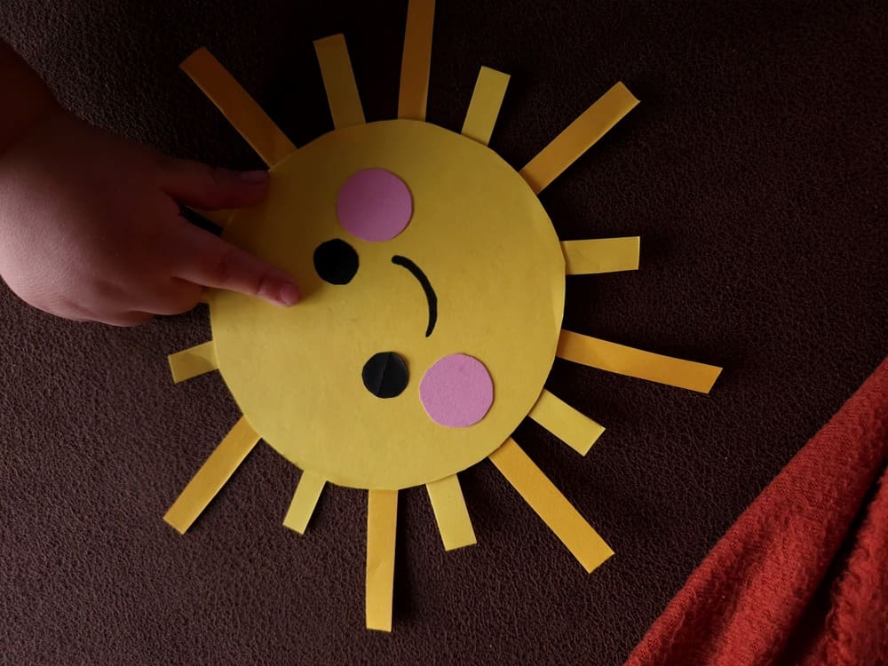 sun paper craft finished