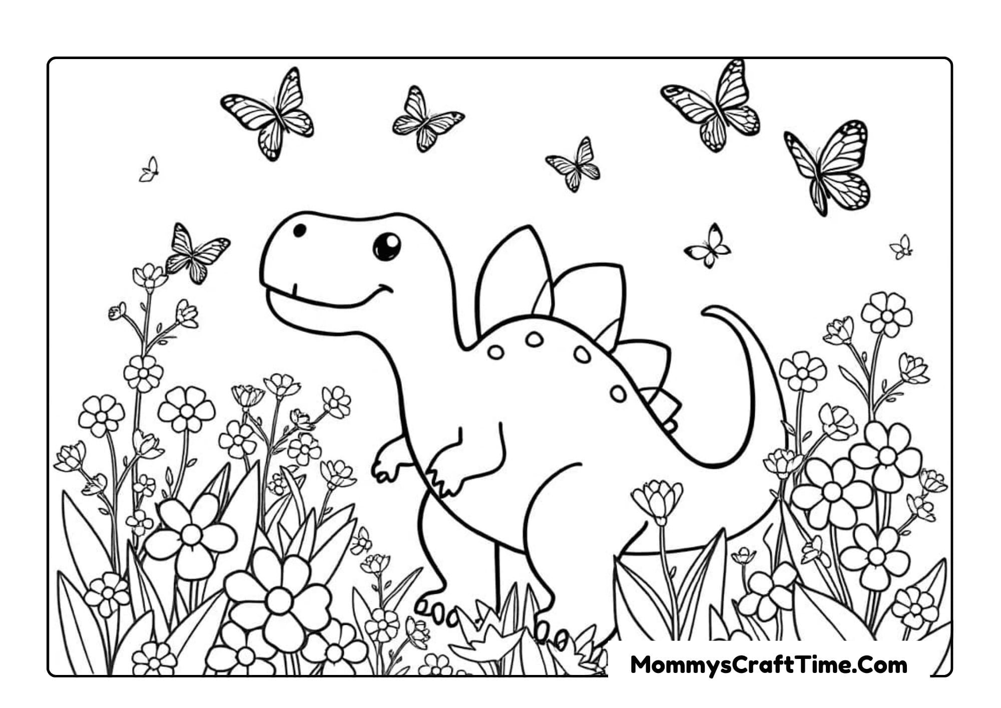 13 Free Easter Dinosaur Coloring Pages: Easy For Kids