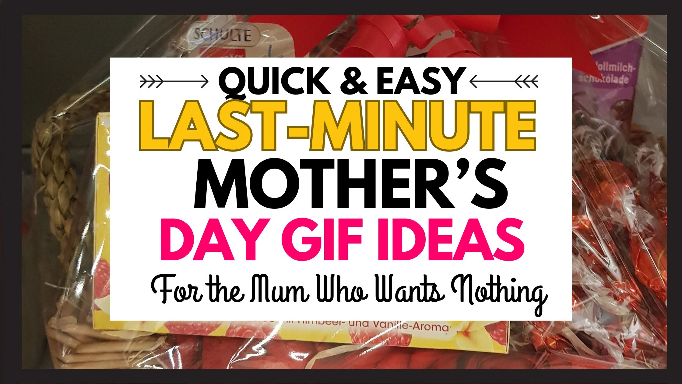 9 Unique Last-Minute Mother’s Day Gift Ideas: What to Get My Mum for Mother’s Day