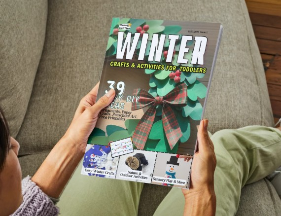 Inside My First Toddler Winter Activities Magazine: Calm & Screen Free Play