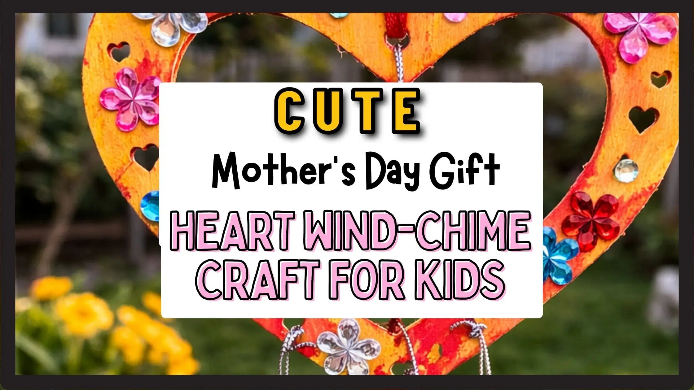 toddler mothers day wind chime craft