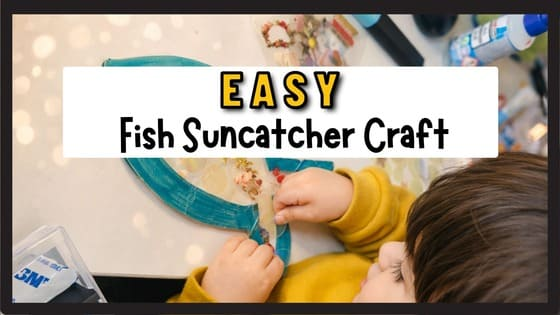 fish suncatcher craft for toddlers window art activity